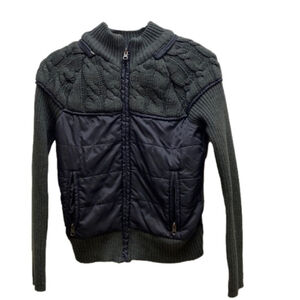 Sweater project gray long sleeve sweater light jacket size small